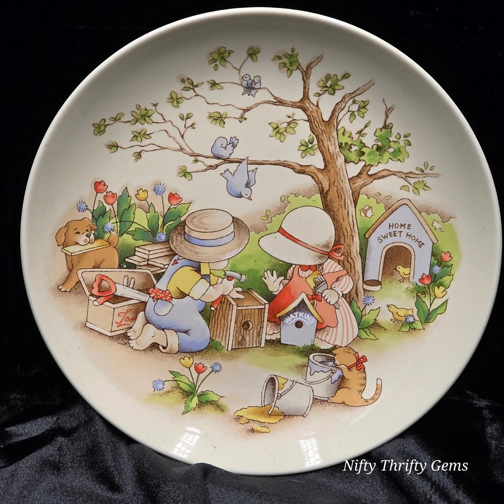 Country Kids Collector Plate Dads Are‎ Best 1991 Watkins Incorporated Limited Ed